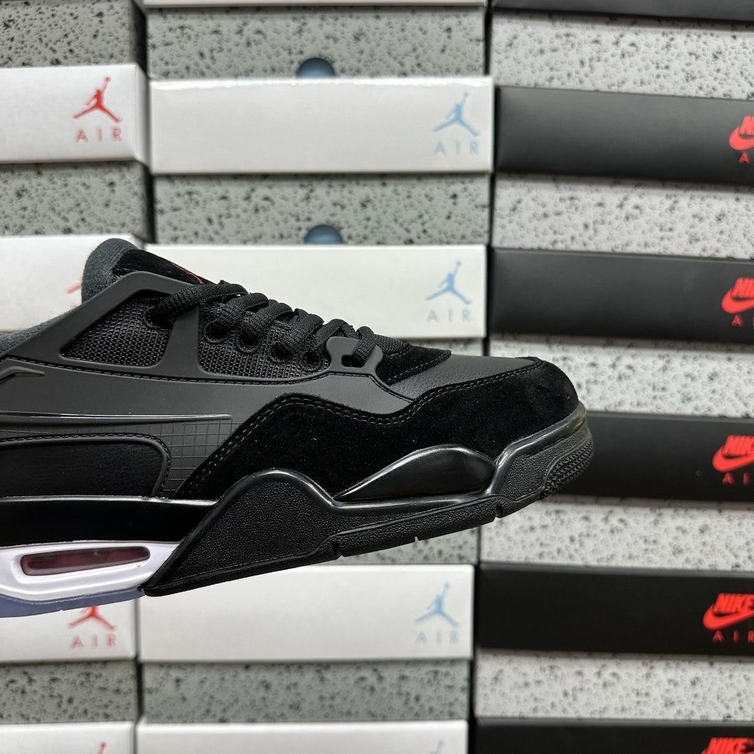 Air Jordan 4 RM Black Suede