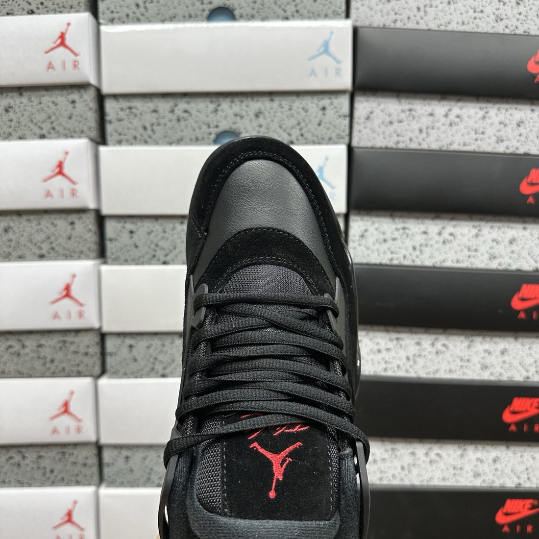 Air Jordan 4 RM Black Suede