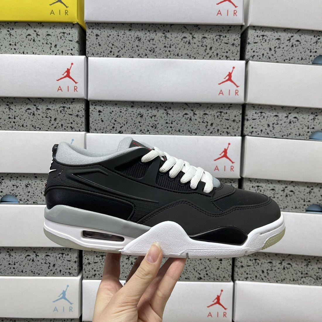 Air Jordan 4 RM Black White