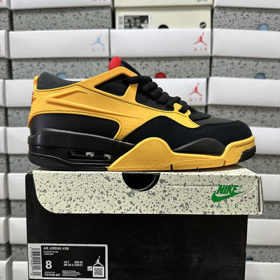 Air Jordan 4 RM Black Yellow