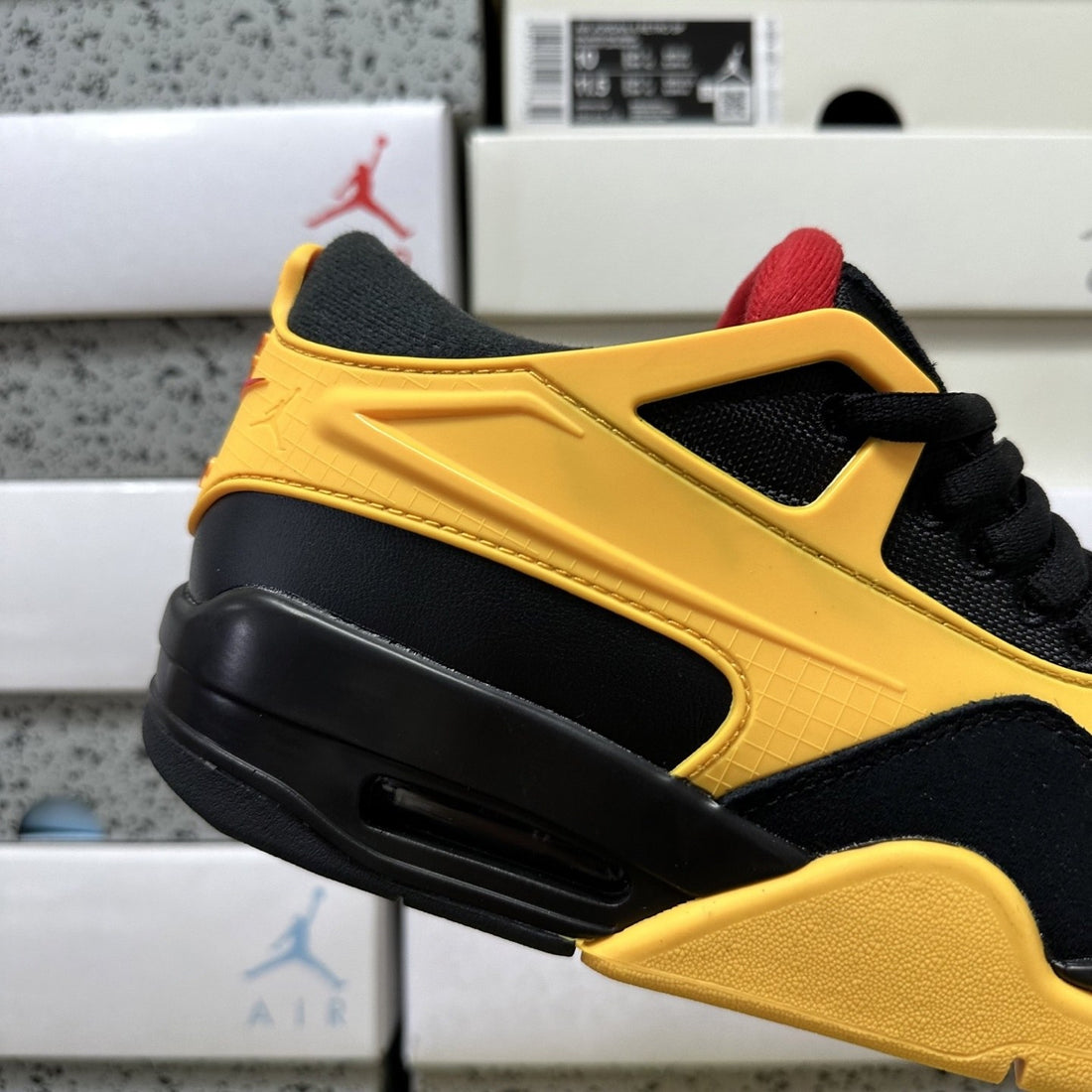 Air Jordan 4 RM Black Yellow
