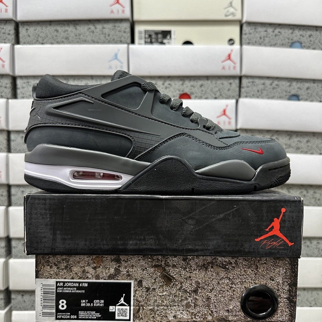 Air Jordan 4 RM Charcoal Red