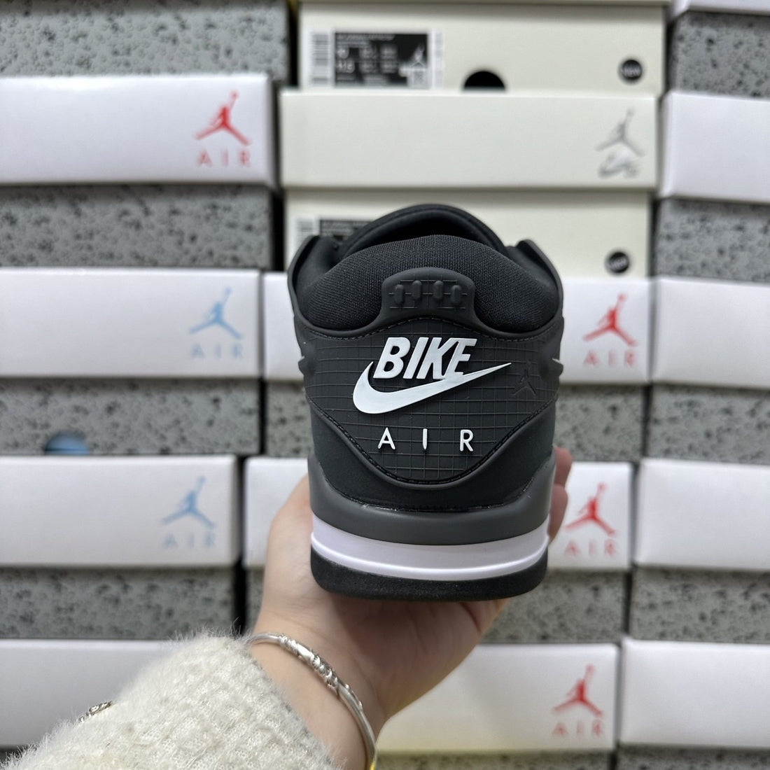 Air Jordan 4 RM Charcoal Red