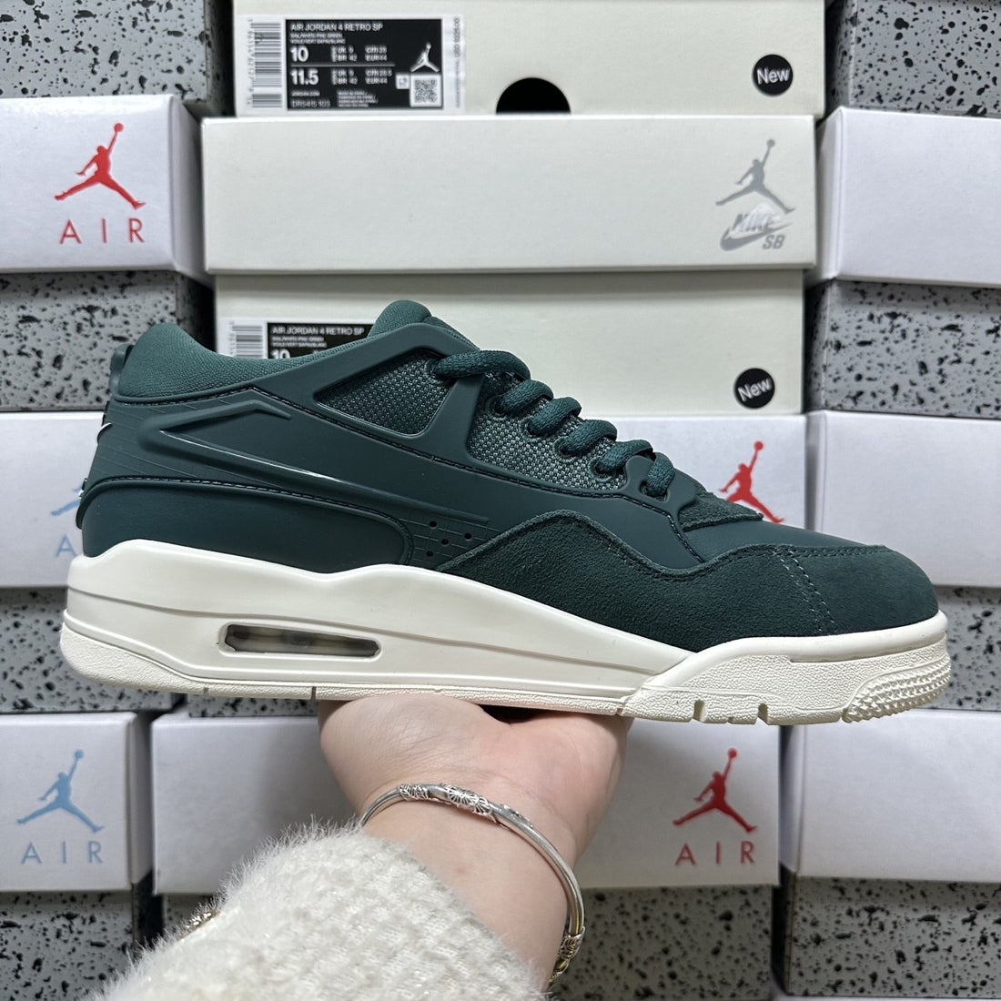 Air Jordan 4 RM Forest Green