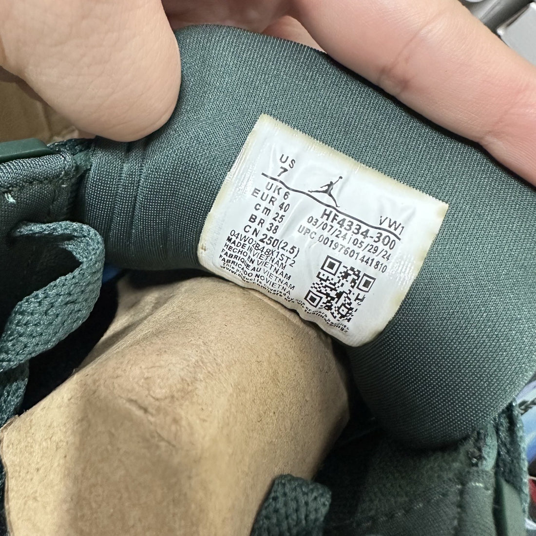 Air Jordan 4 RM Green Black