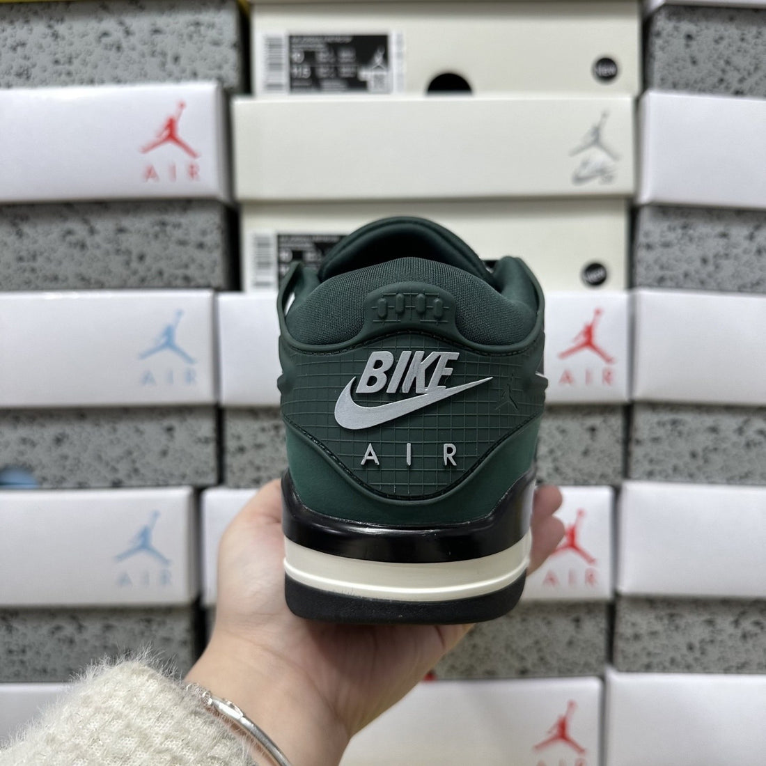 Air Jordan 4 RM Green Black