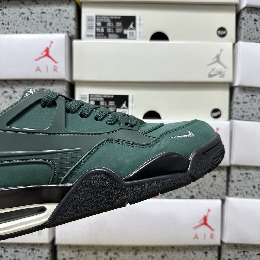 Air Jordan 4 RM Green Black