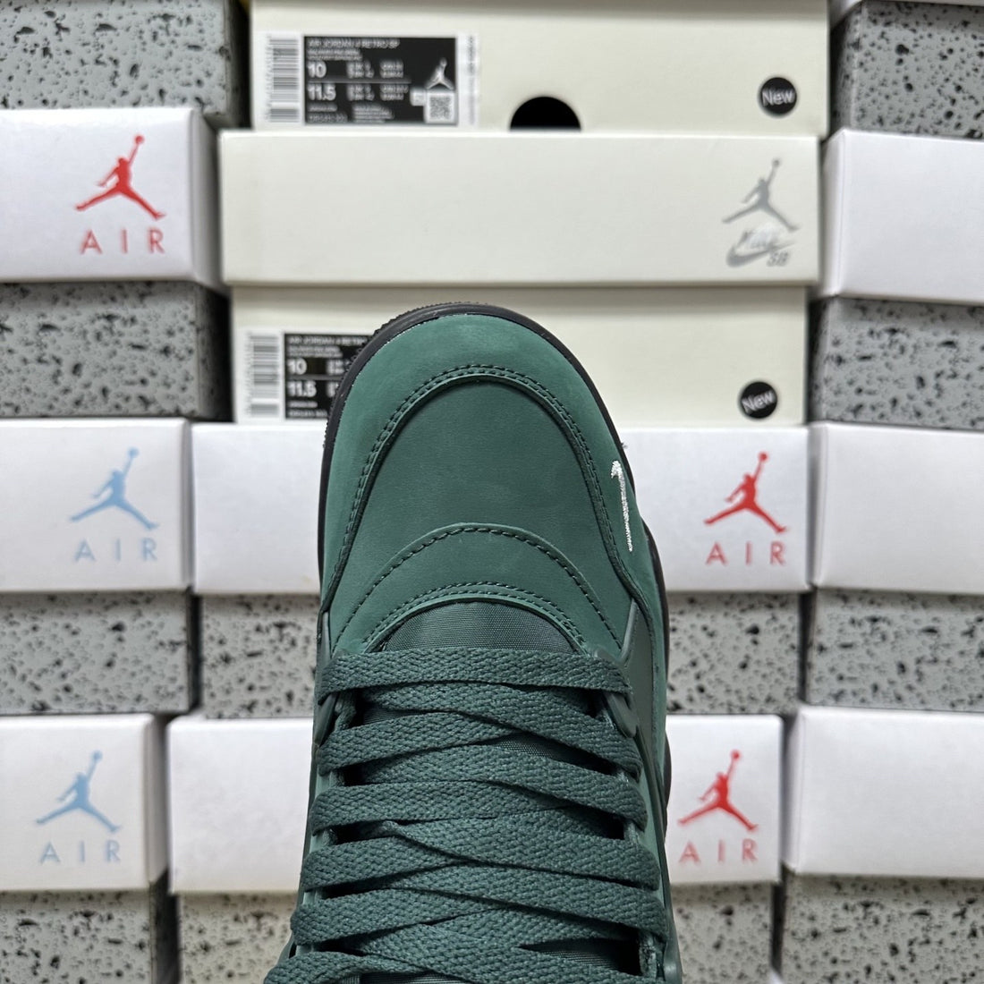 Air Jordan 4 RM Green Black