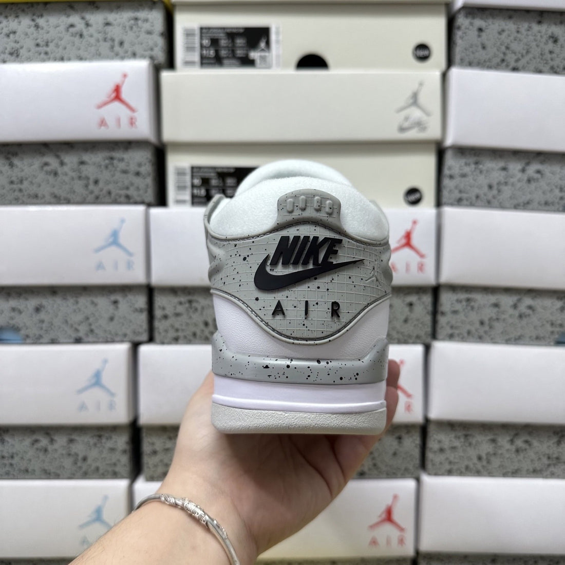 Air Jordan 4 RM Grey Black White