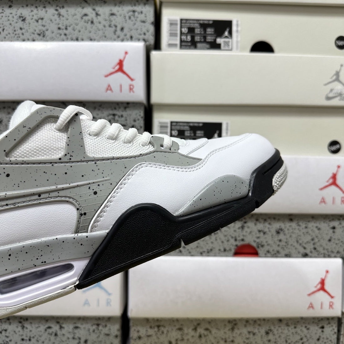 Air Jordan 4 RM Grey Black White