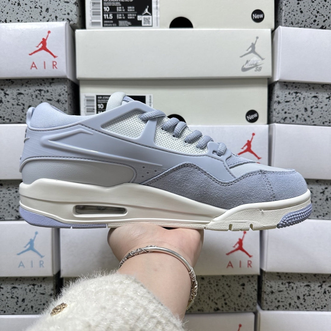 Air Jordan 4 RM Ice Blue