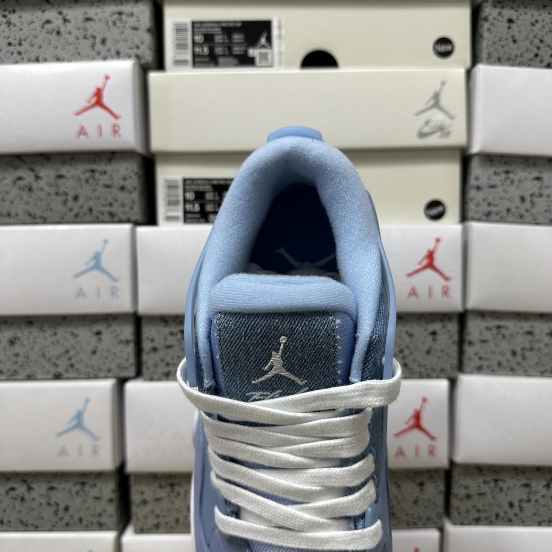 Air Jordan 4 RM Ice Blue Suede