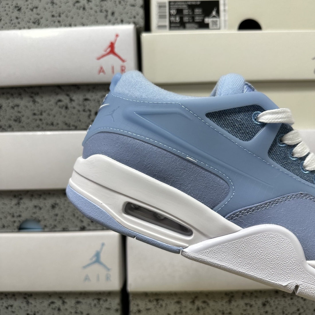 Air Jordan 4 RM Ice Blue Suede