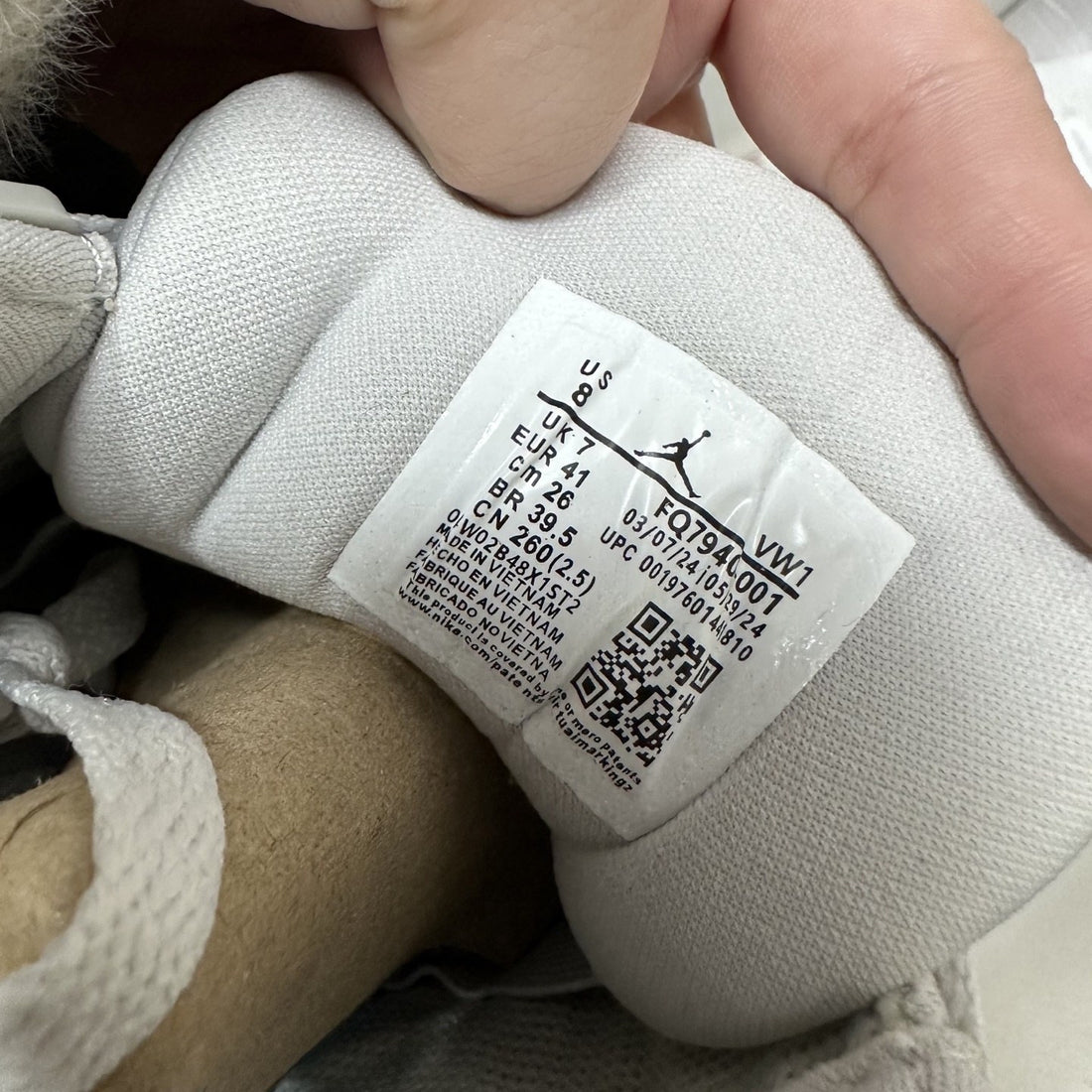 Air Jordan 4 RM Light Grey Sail