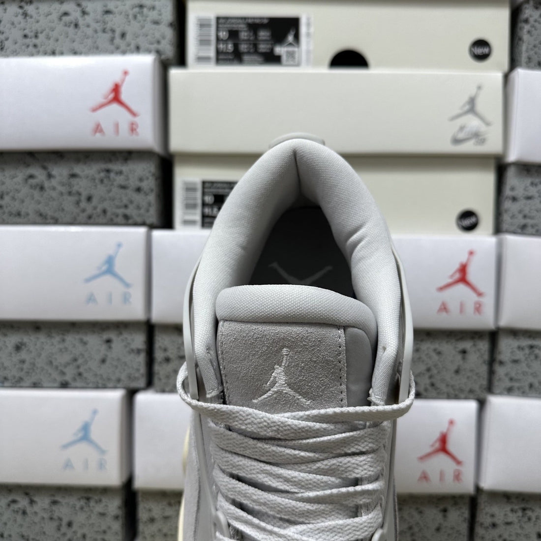 Air Jordan 4 RM Light Grey Sail