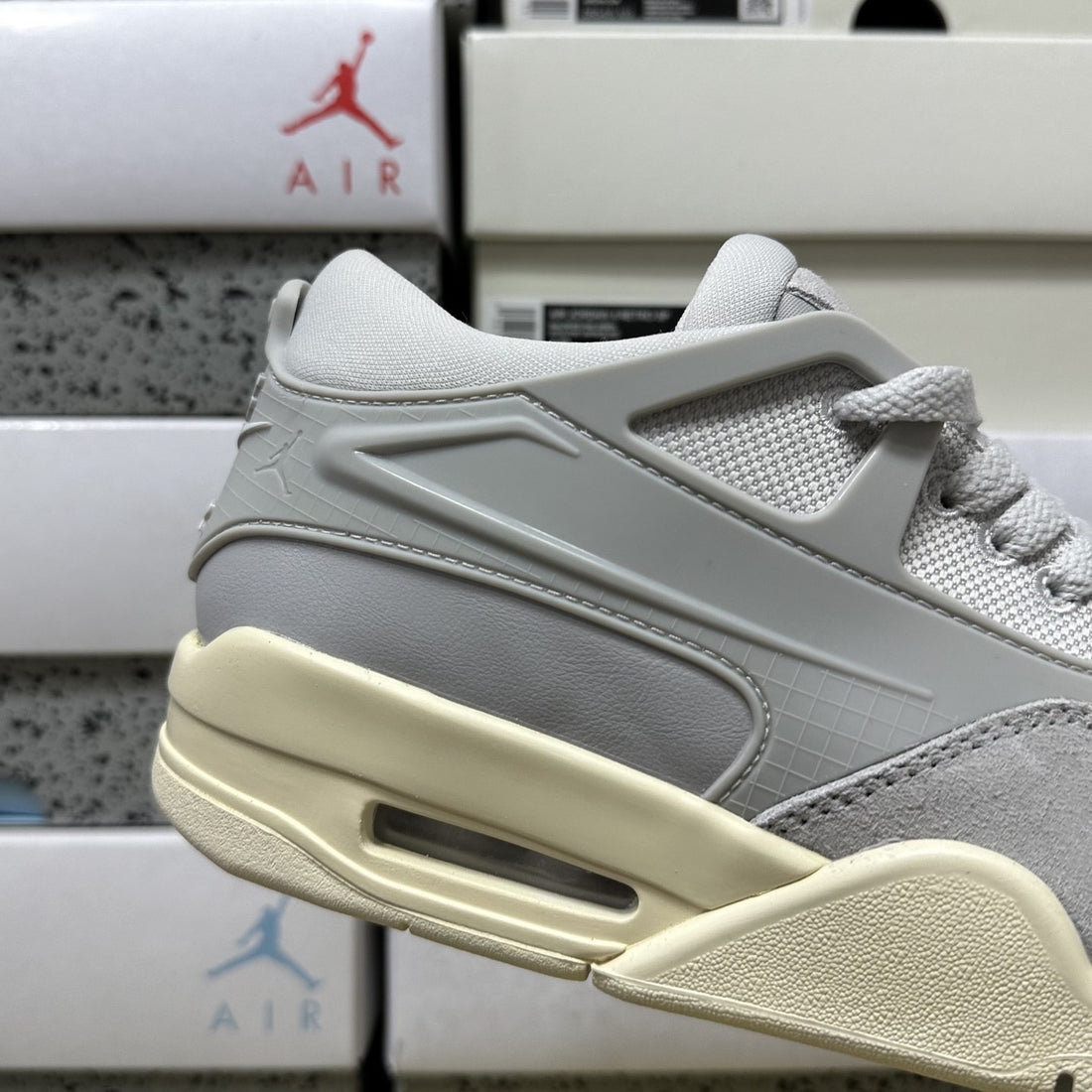 Air Jordan 4 RM Light Grey Sail