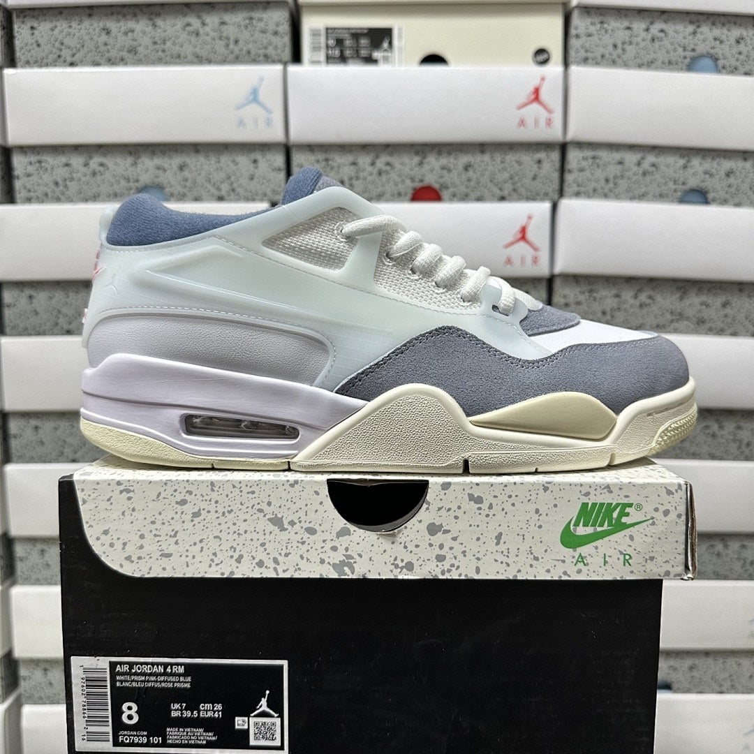 Air Jordan 4 RM Mint Blue Grey