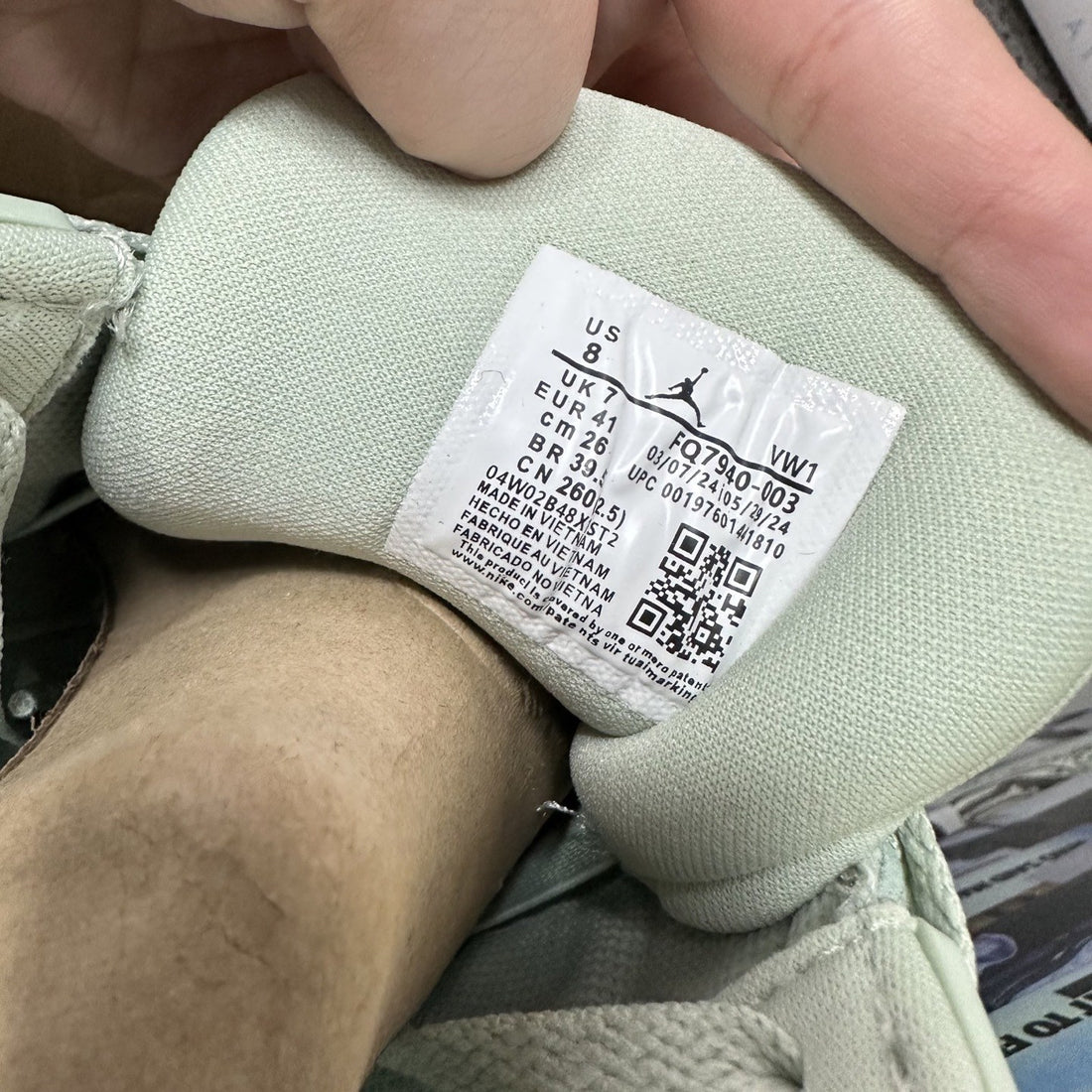 Air Jordan 4 RM Mint Green