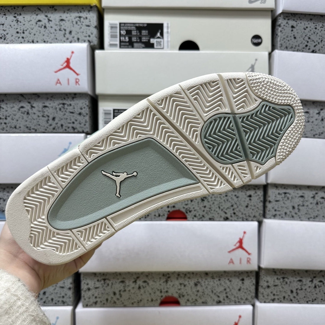 Air Jordan 4 RM Mint Green