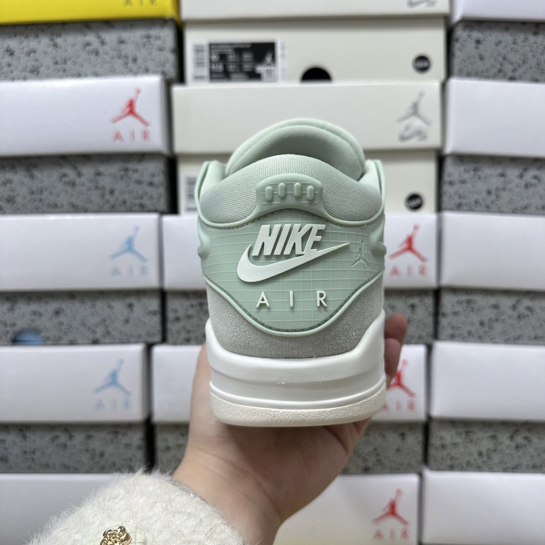 Air Jordan 4 RM Mint Green