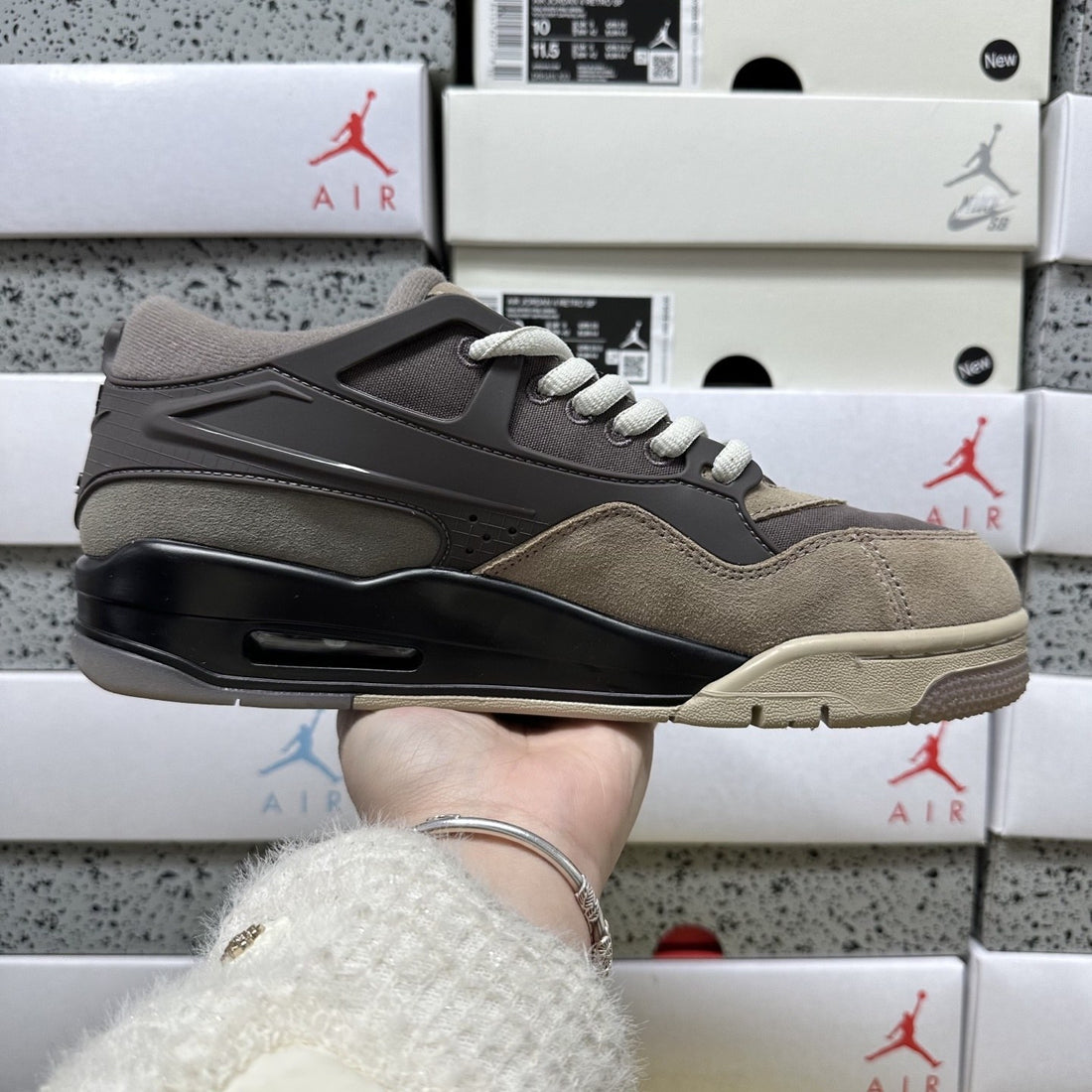 Air Jordan 4 RM Mocha Cream