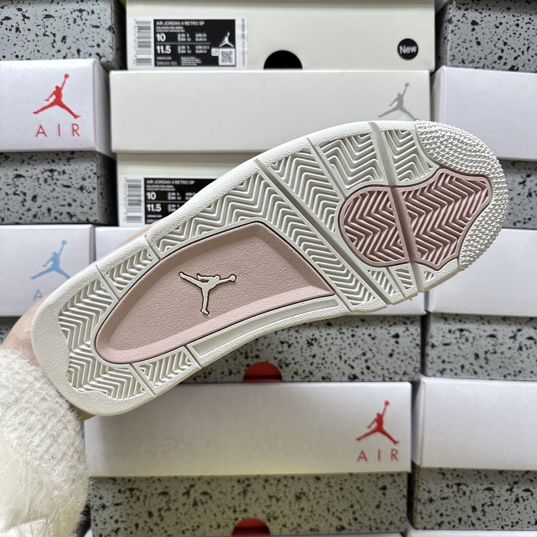 Air Jordan 4 RM Pink Suede