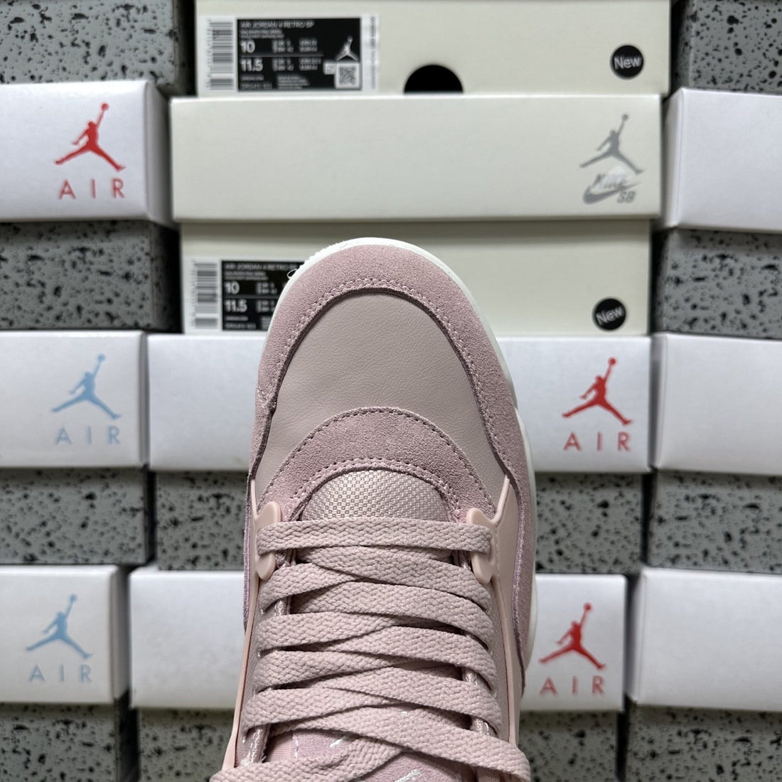 Air Jordan 4 RM Pink Suede