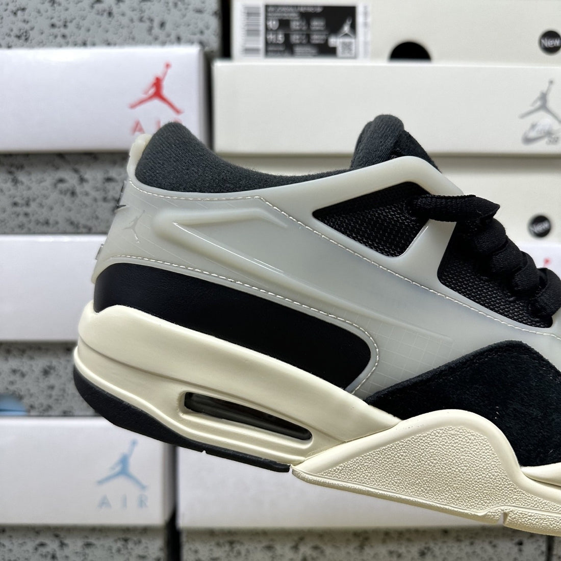 Air Jordan 4 RM Sail Black