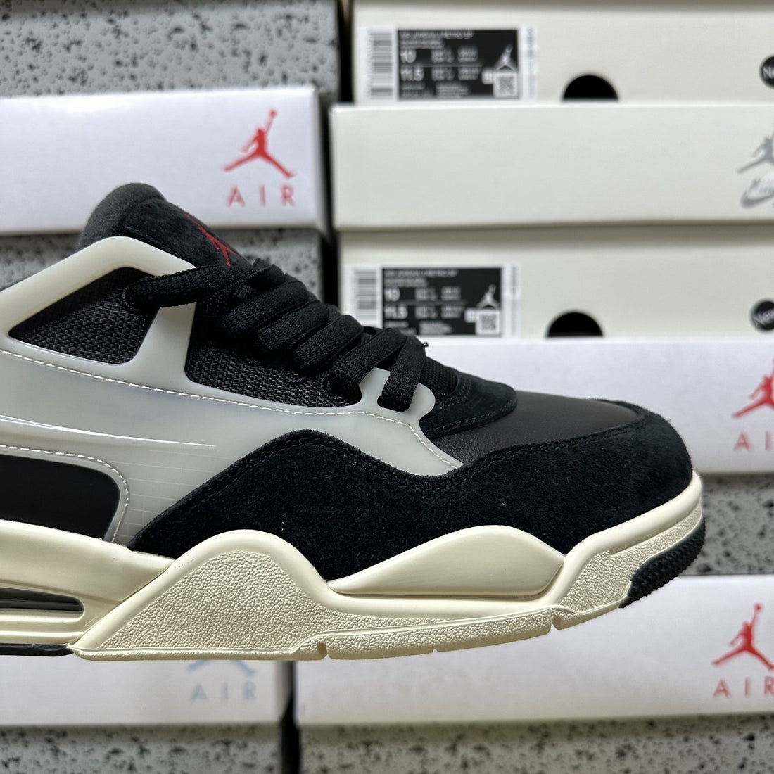 Air Jordan 4 RM Sail Black