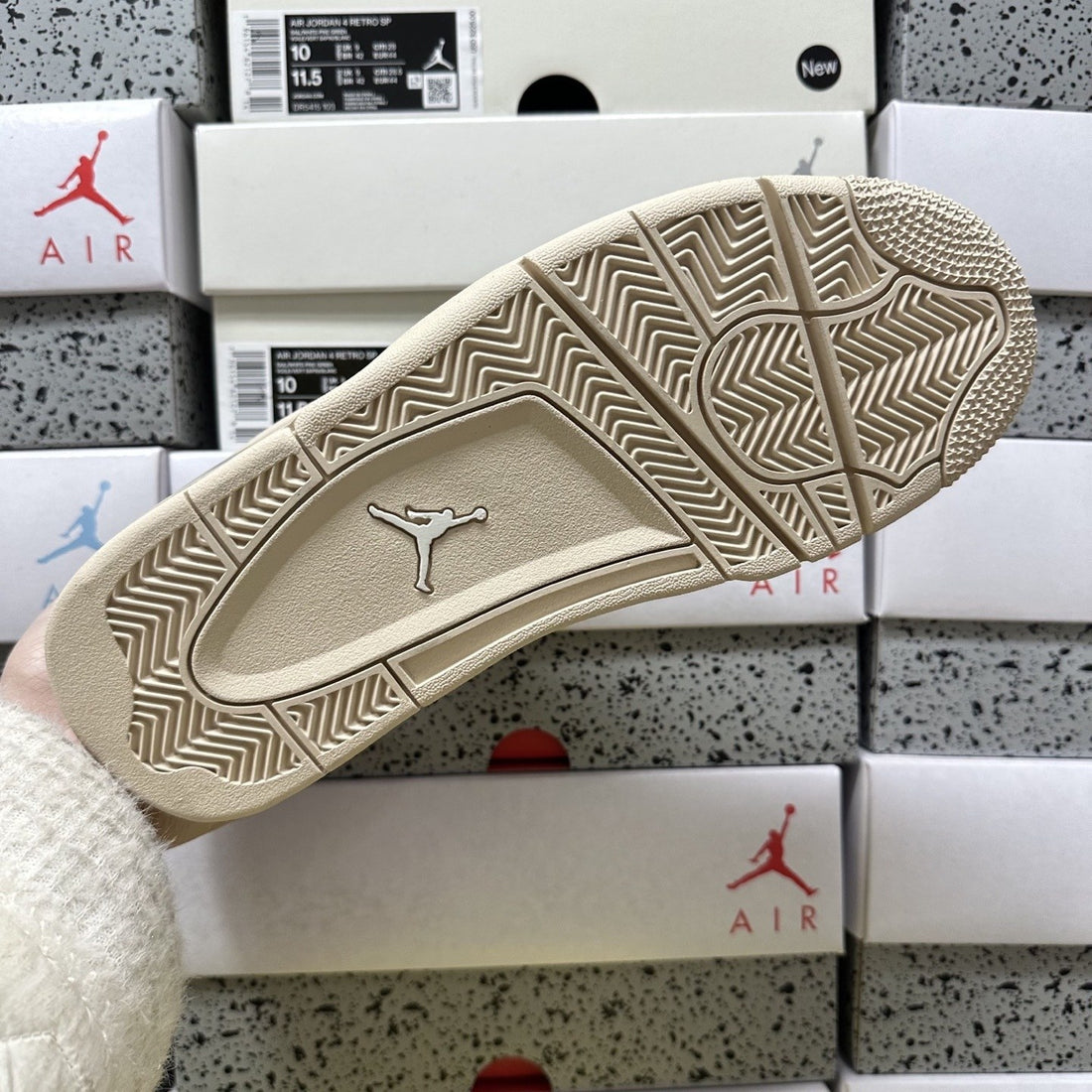 Air Jordan 4 RM Sail Cream
