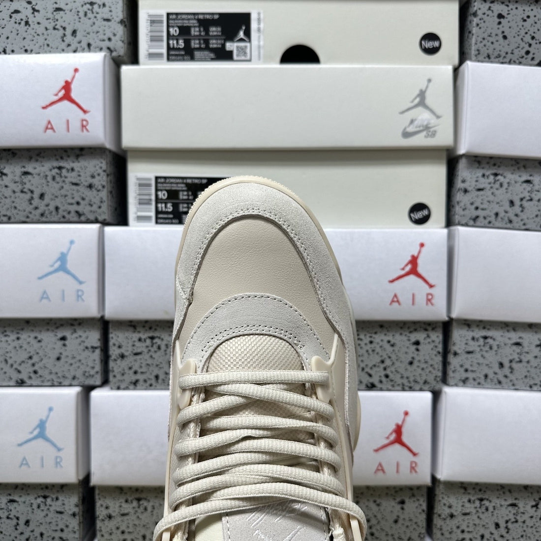 Air Jordan 4 RM Sail Cream