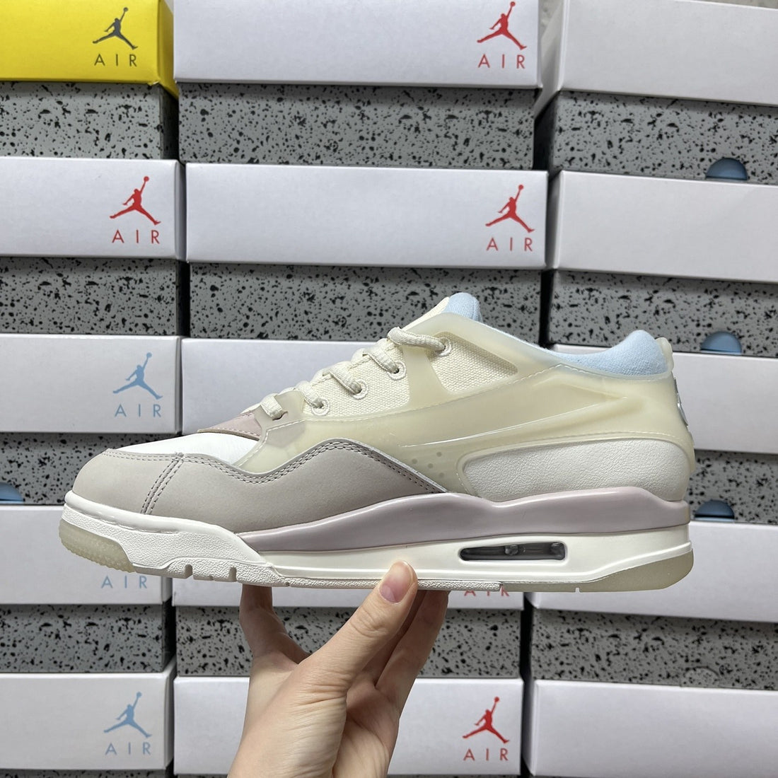 Air Jordan 4 RM Sail Ice