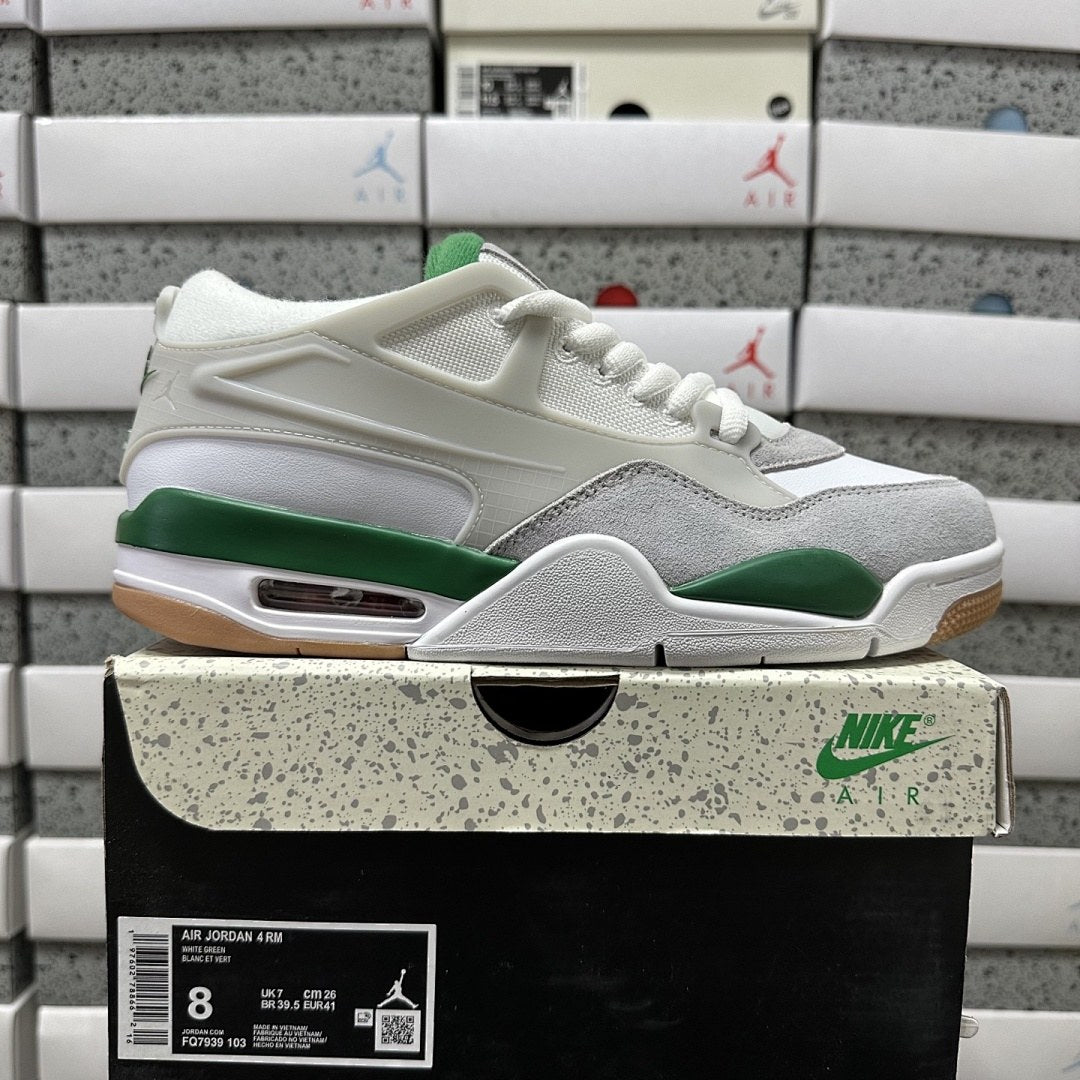 Air Jordan 4 RM White Pine Green