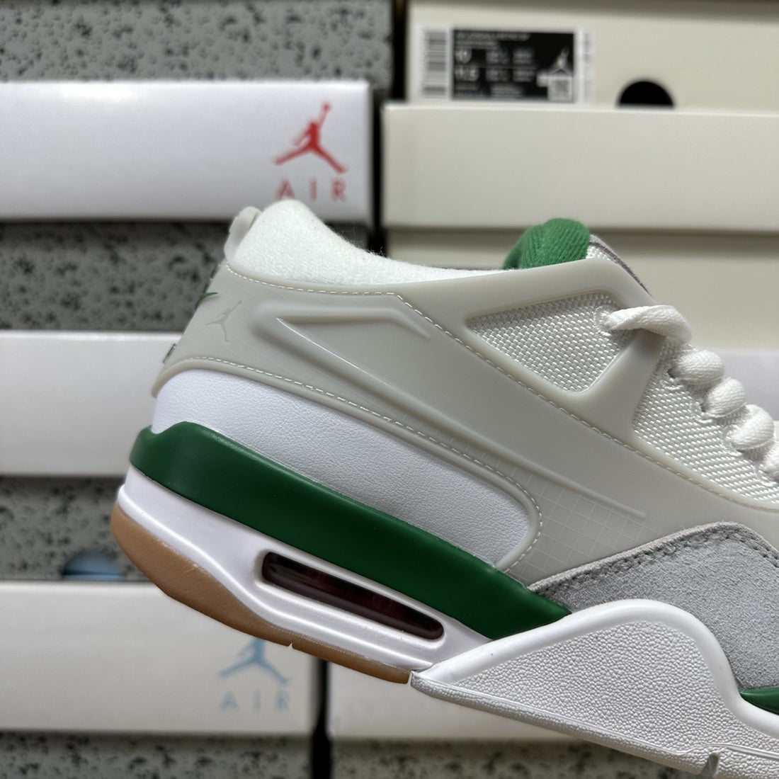Air Jordan 4 RM White Pine Green