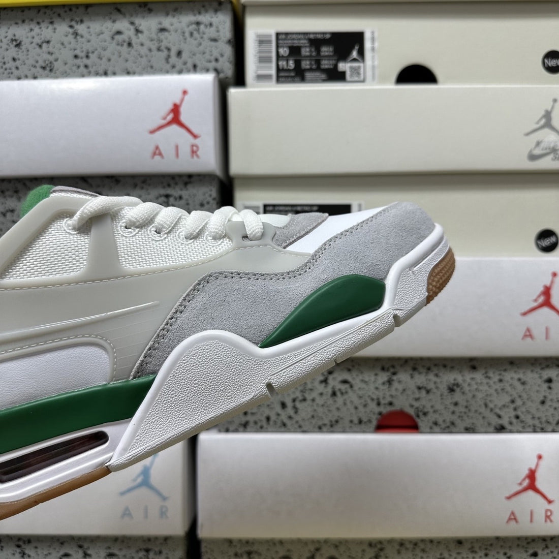 Air Jordan 4 RM White Pine Green