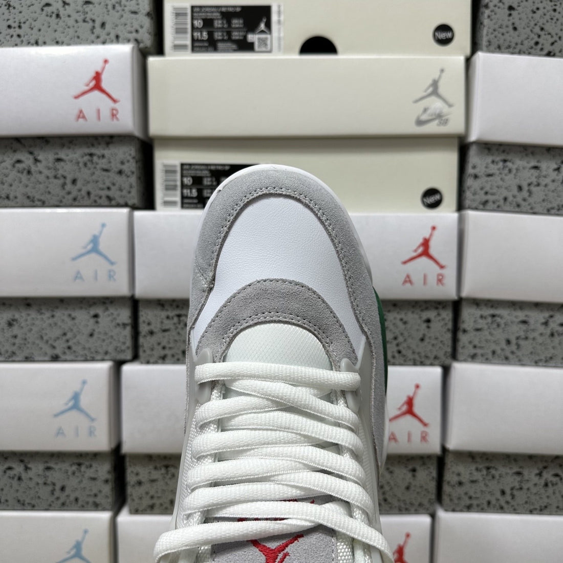 Air Jordan 4 RM White Pine Green