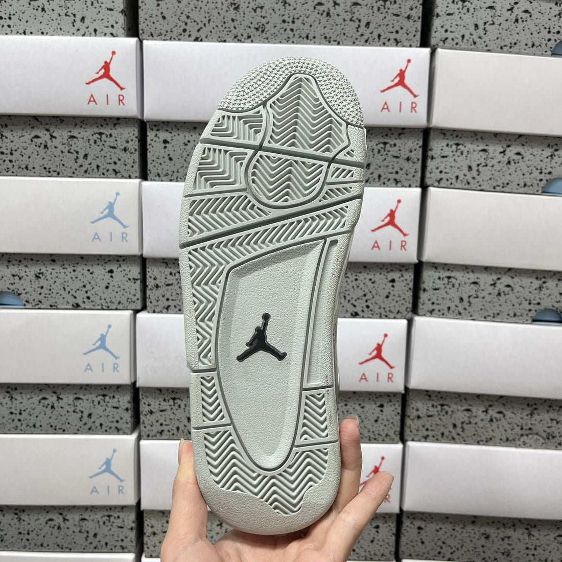Air Jordan 4 RM White Silver