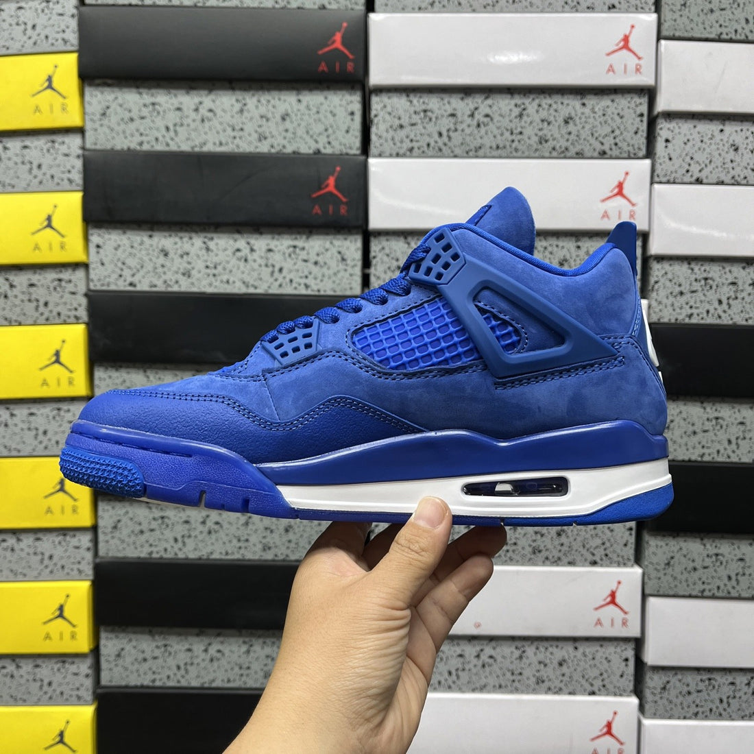 Air Jordan 4 Royal Blue Suede