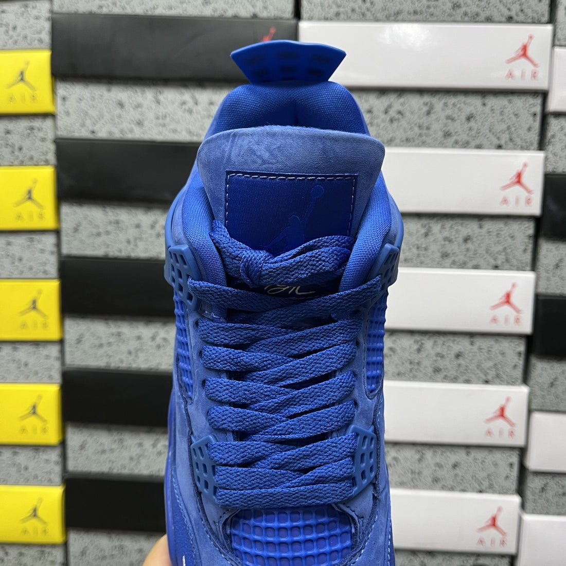 Air Jordan 4 Royal Blue Suede