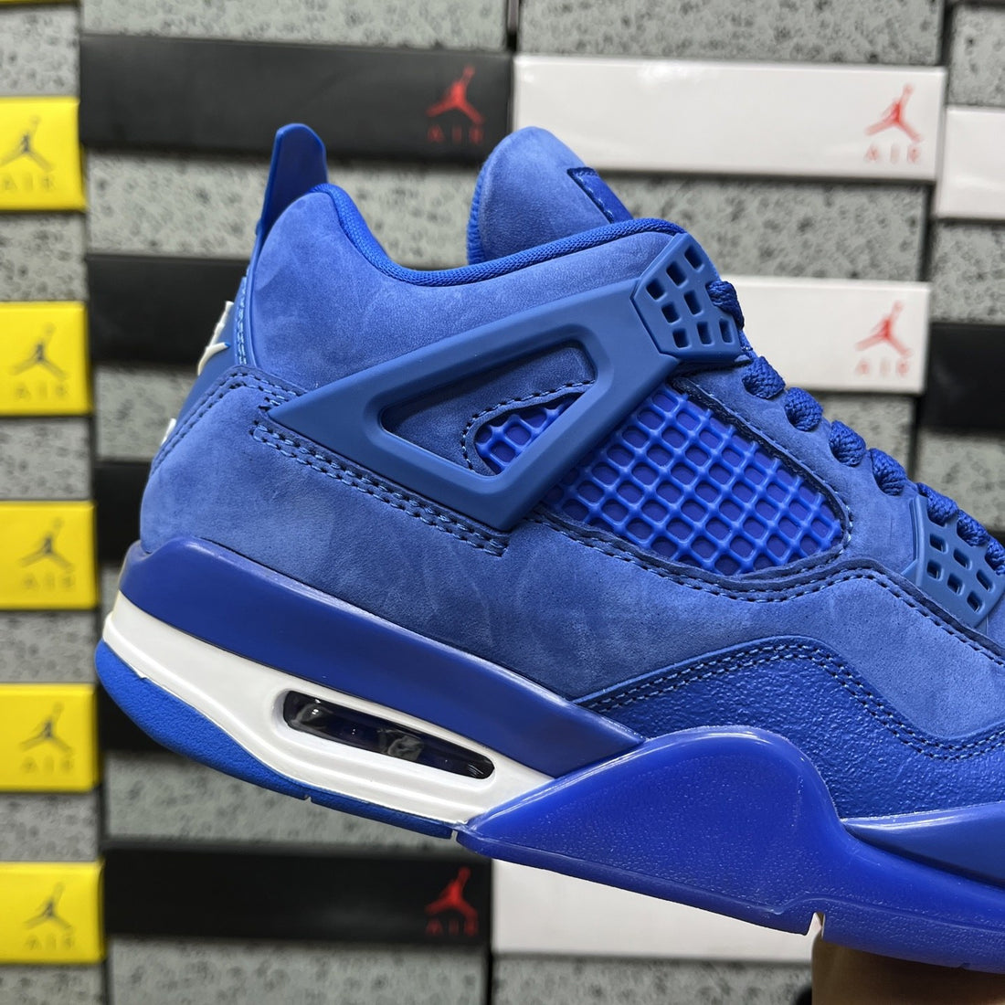 Air Jordan 4 Royal Blue Suede