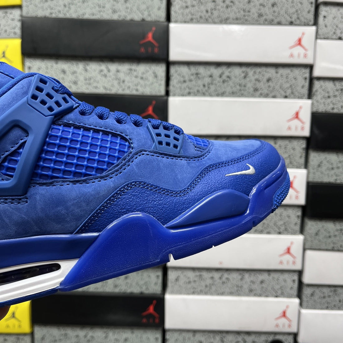 Air Jordan 4 Royal Blue Suede