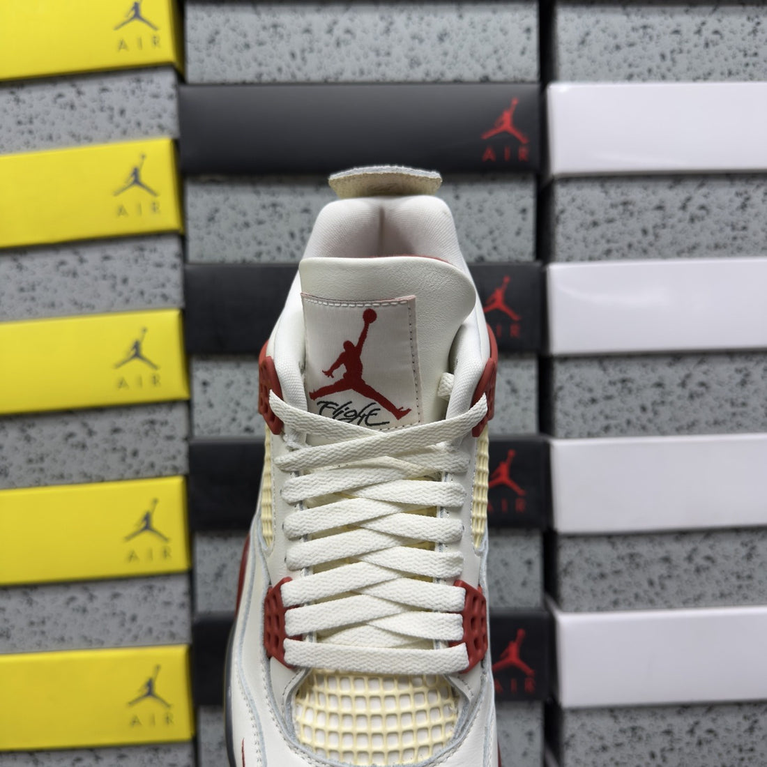 Air Jordan 4 Sail Burgundy