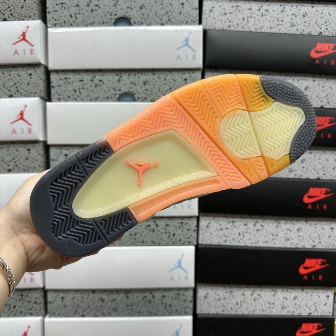 Air Jordan 4 Sail Orange