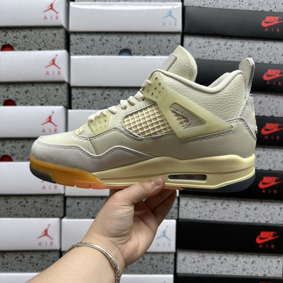 Air Jordan 4 Sail Orange