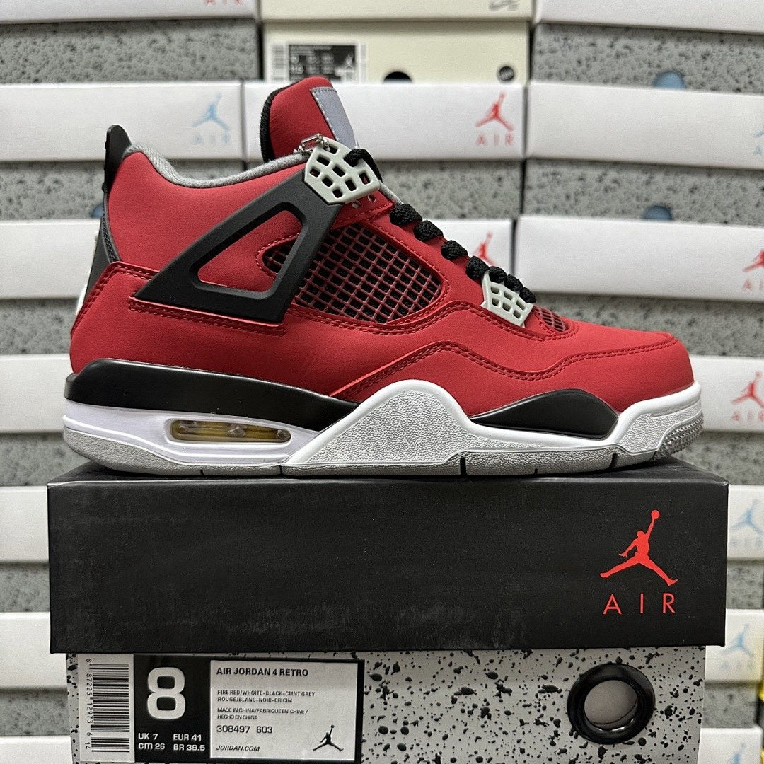 Air Jordan 4 Toro Red Suede