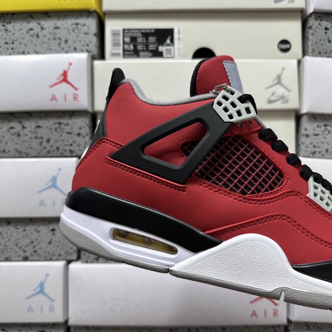 Air Jordan 4 Toro Red Suede