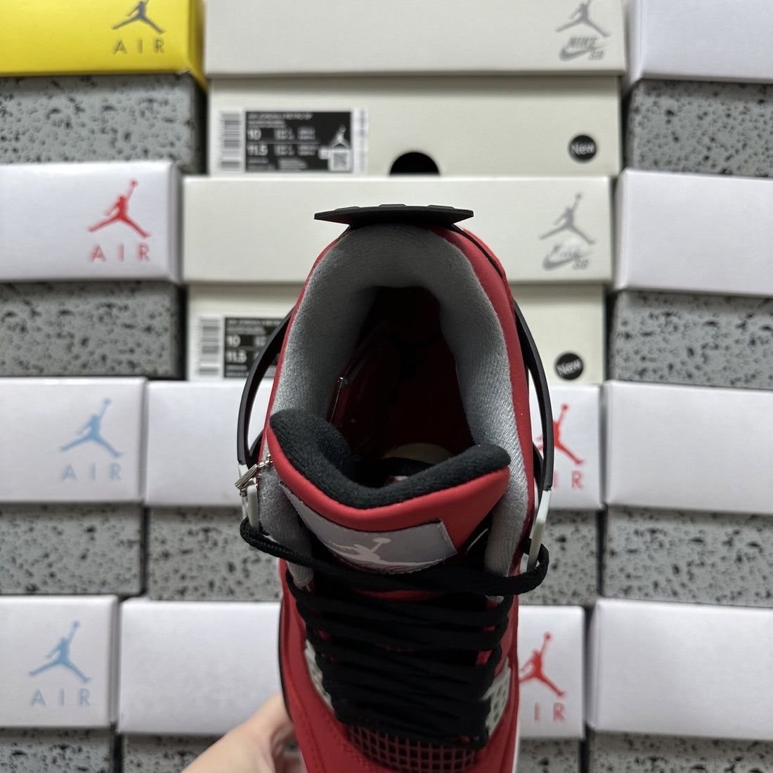Air Jordan 4 Toro Red Suede