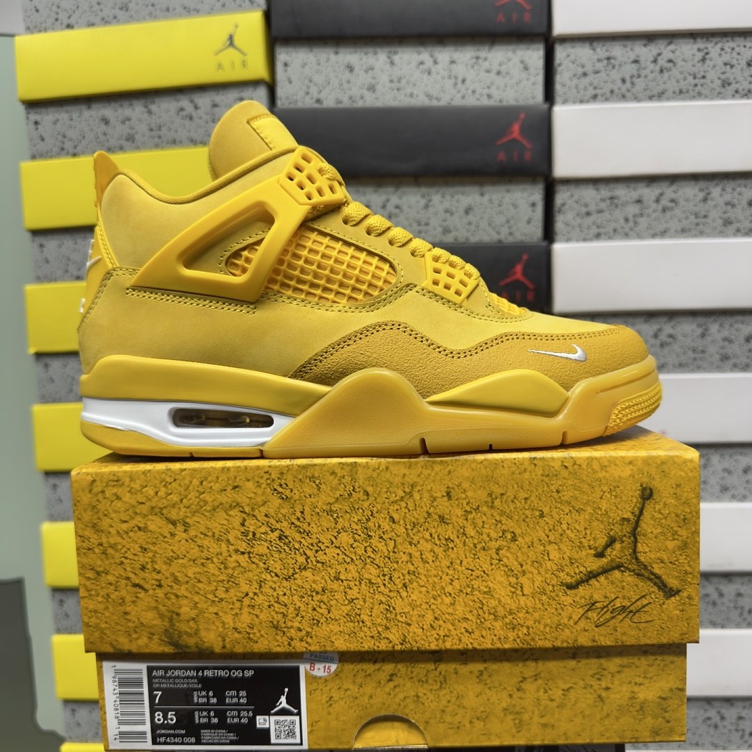 Air Jordan 4 Tour Yellow Suede