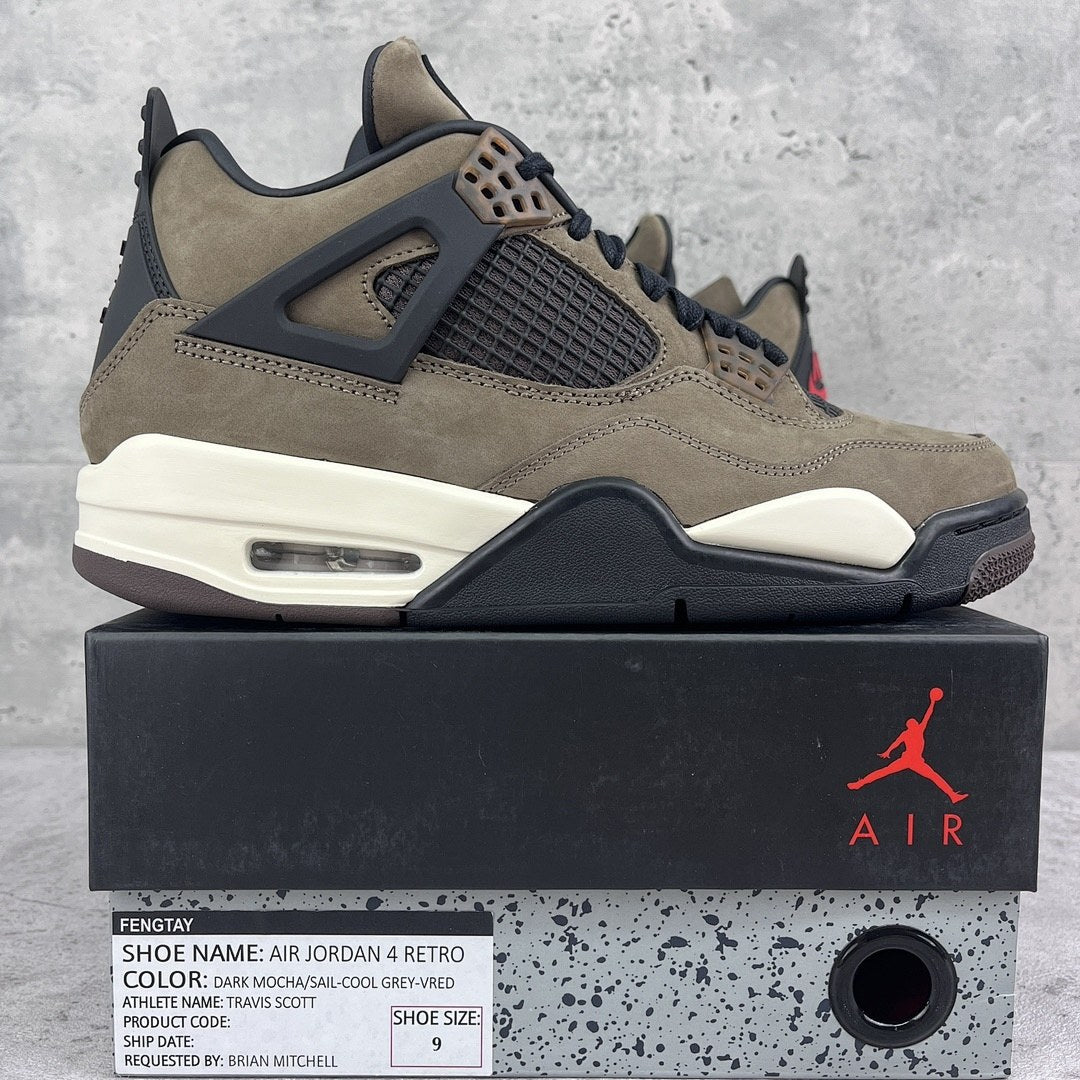 Air Jordan 4 Travis Scott Olive
