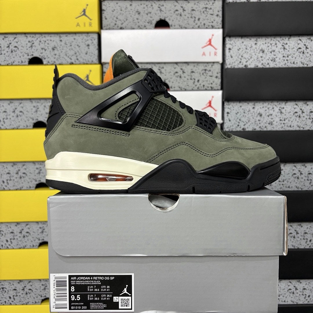 Air Jordan 4 Undefeated Olive